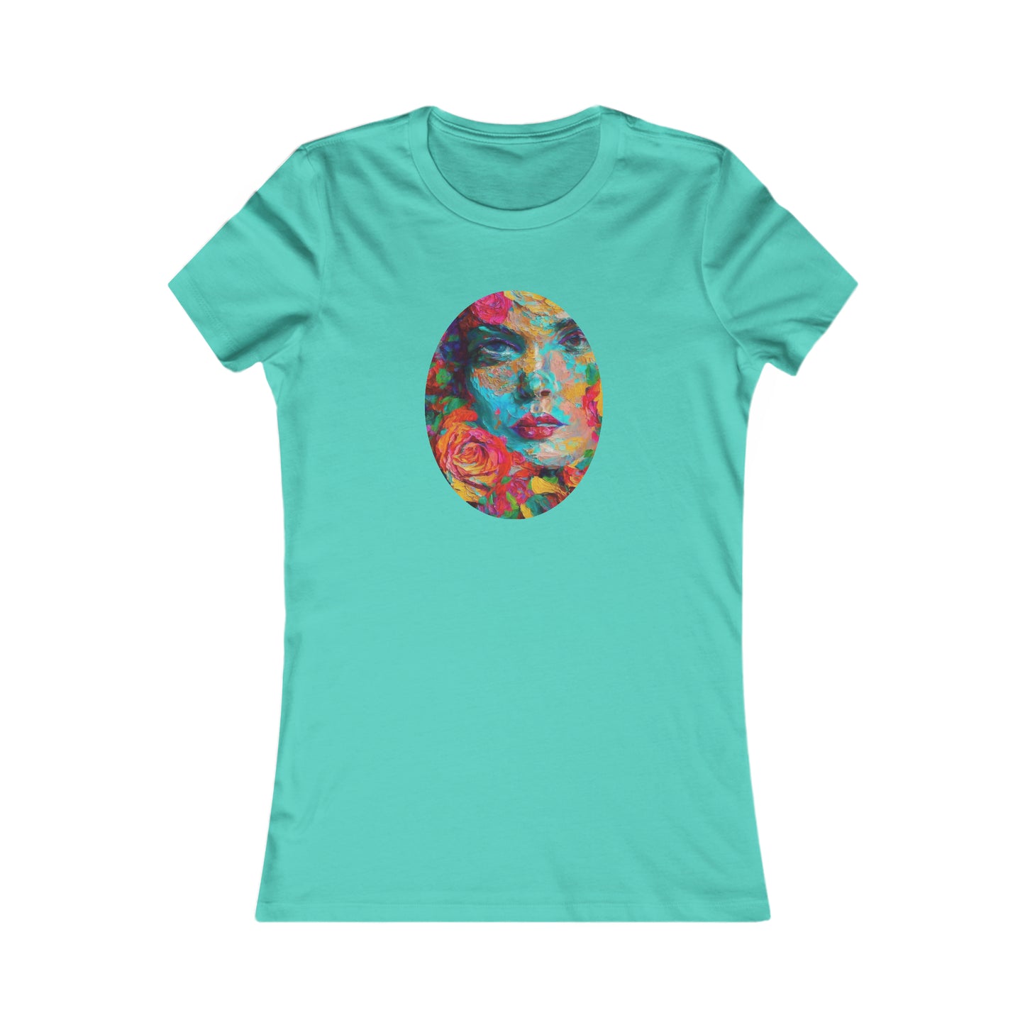 Women's Favorite Tee - ROSE PORTRAIT - 12 SECONDS APPAREL