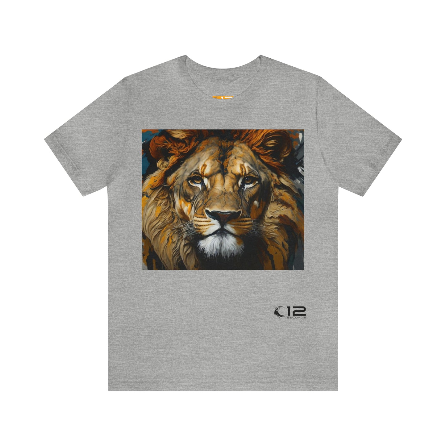 Jersey Cotton Tee - ABSTRACT LION - 12 SECONDS APPAREL